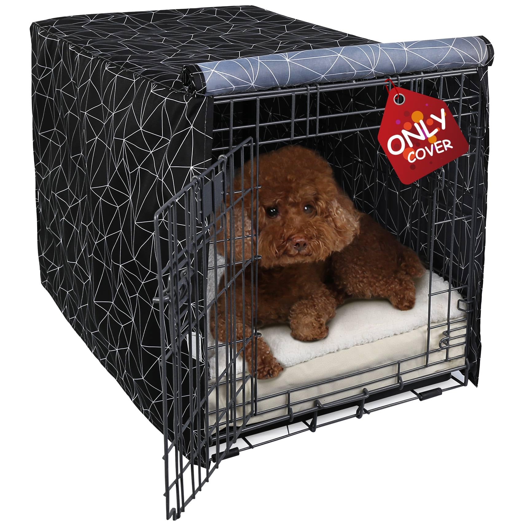 Explore Land funda jaula perro 48 pulgadas: ajuste universal y ocultación elegante en el salón