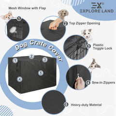 Explore Land ventana de malla con solapa para ajustar visibilidad y ventilación