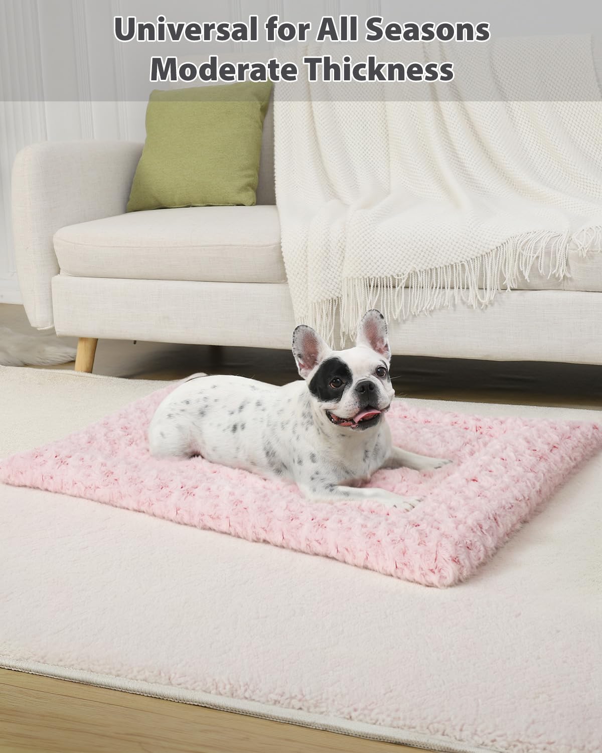 Cama para perros grandes de Exsnugy, suave y segura.