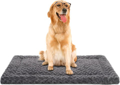 Exsnugy cama para perro gris lavable, tamaño extra grande, confort suave