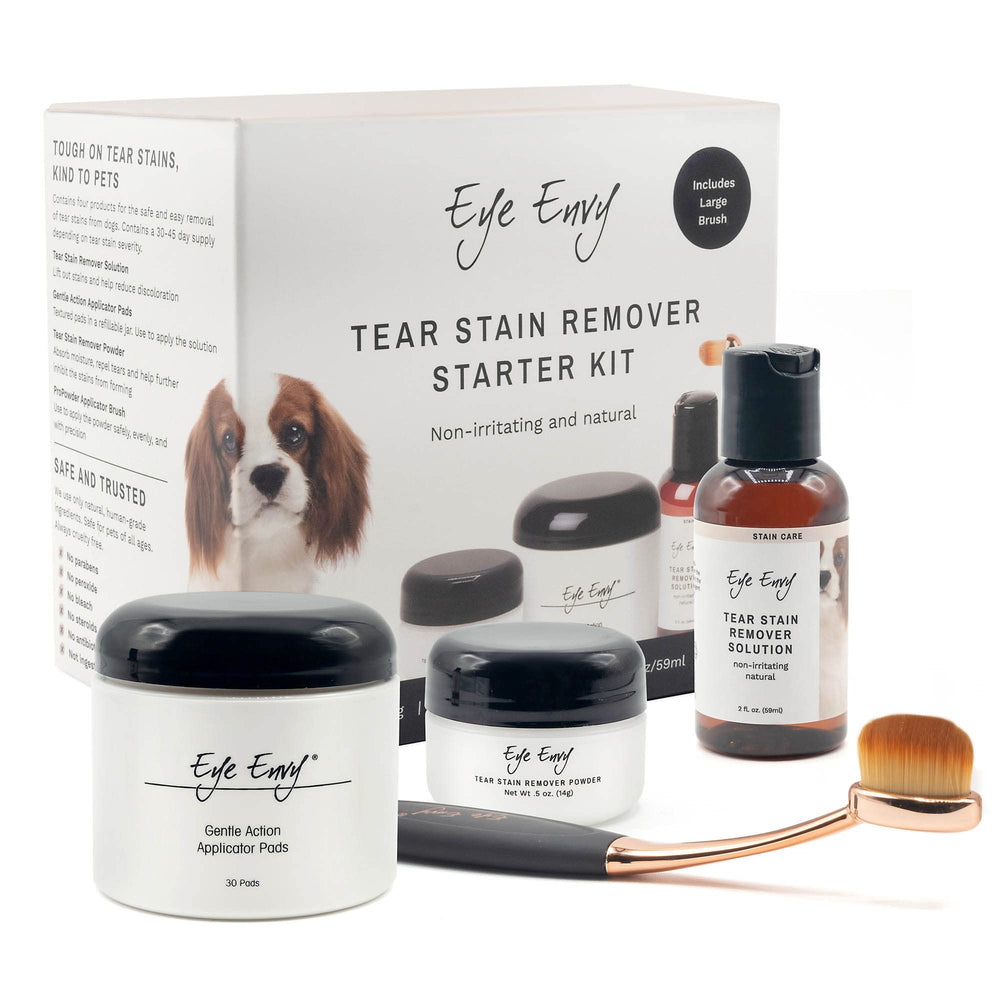 Eye Envy kit de inicio para remover manchas de lágrimas en perros