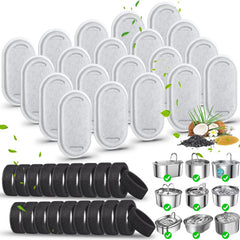 Eyehoce filtros para fuente de gatos de 108 onzas, filtración eficiente para agua fresca.