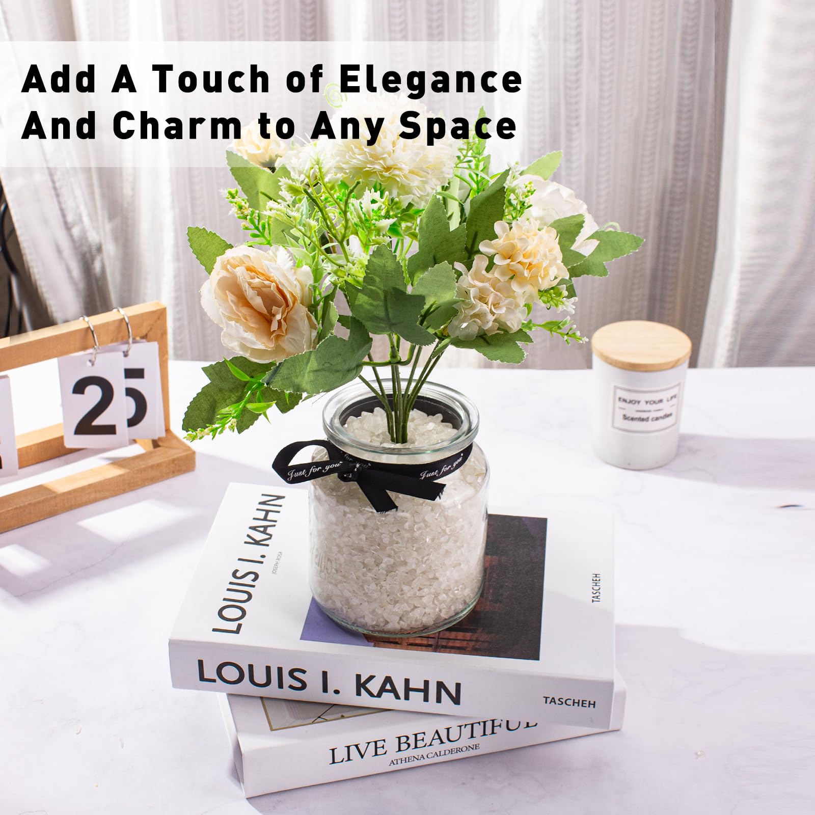 EZEELAI pedacitos cristal claro para plantas ayuda a controlar salpicaduras