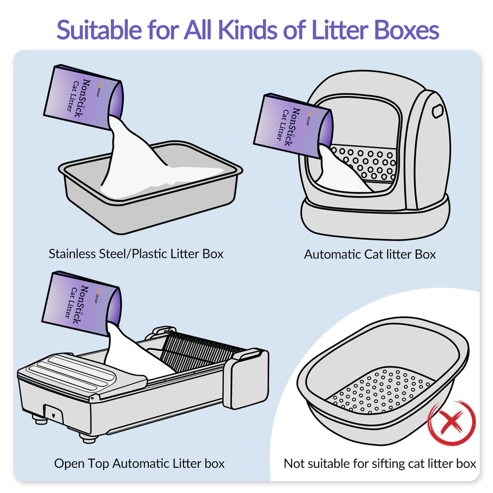 EZSKUUP Litter Cassava sin fragancia, ambiente cómodo para gatos.
