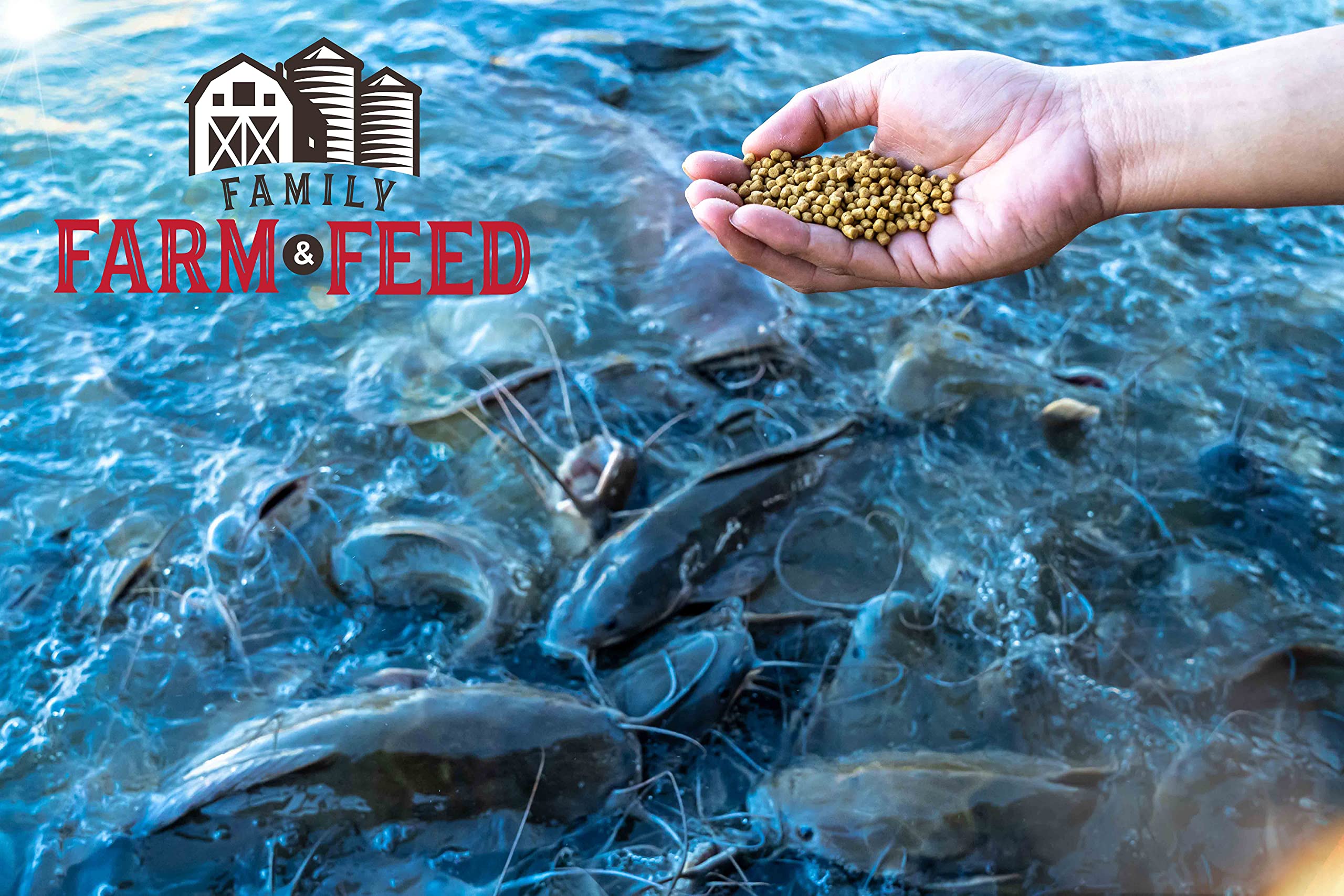 FAMILY FARM AND FEED, guía de uso para alimentación diaria de peces.