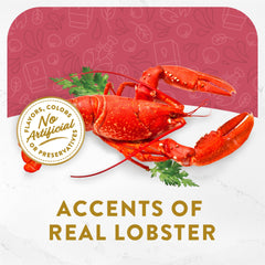 Acento de langosta real en Fancy Feast Broths para gatos