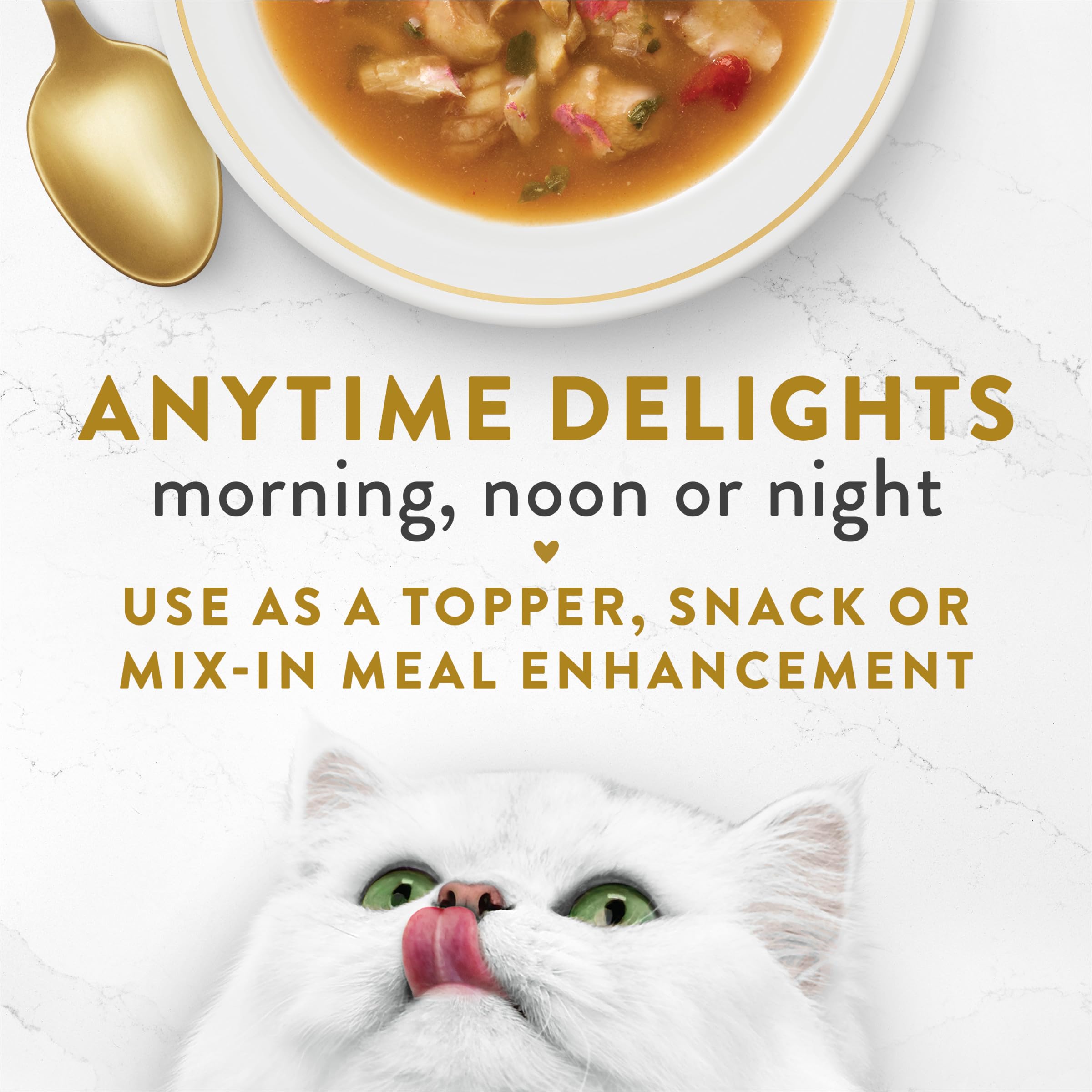 Complemento gourmet para gatos Fancy Feast Broths en comida