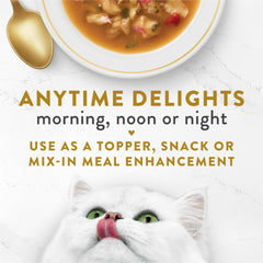 Complemento gourmet para gatos Fancy Feast Broths en comida