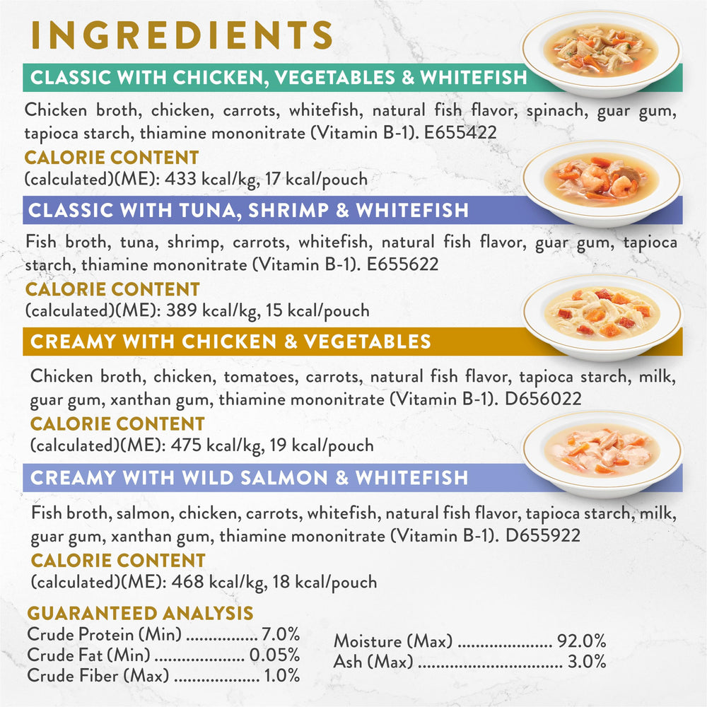 Fancy Feast Broths: hidratación saludable para complementar comida húmeda o seca