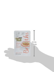 Fancy Feast Broths humedad adicional para enriquecer la comida del gato.