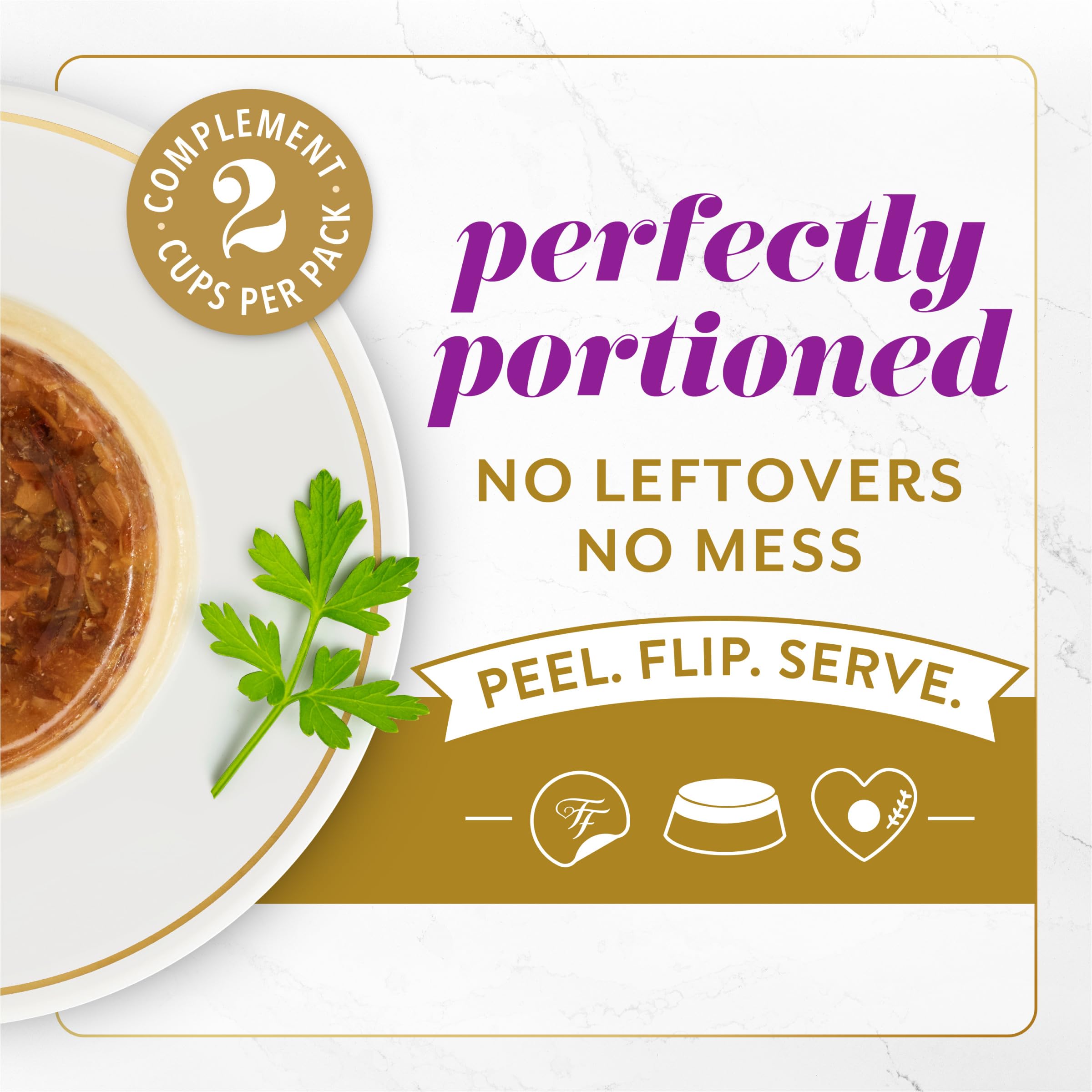 Fancy Feast dos capas: mousse suave y atún desmenuzado para gato