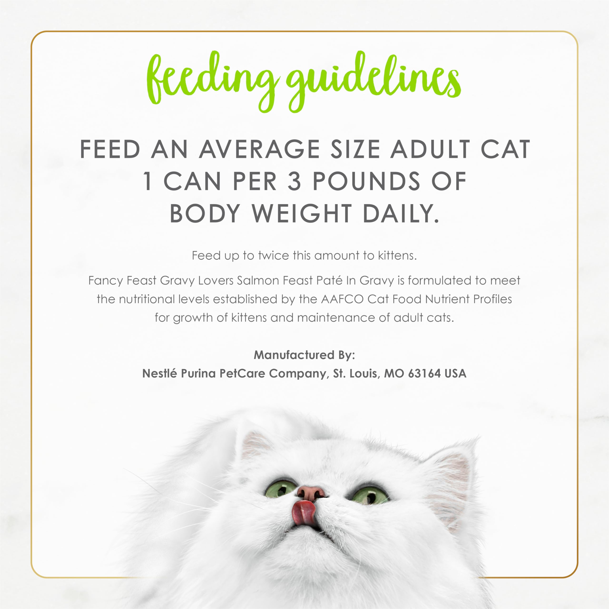 Purina Fancy Feast envase de 24 latas, conveniencia para alimentación regular.
