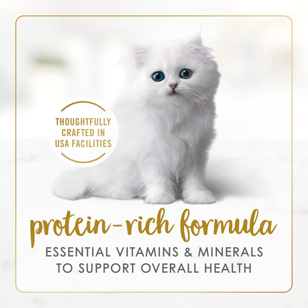 Fancy Feast gatitos surtido, 12 latas, variedad de sabores para las comidas diarias.