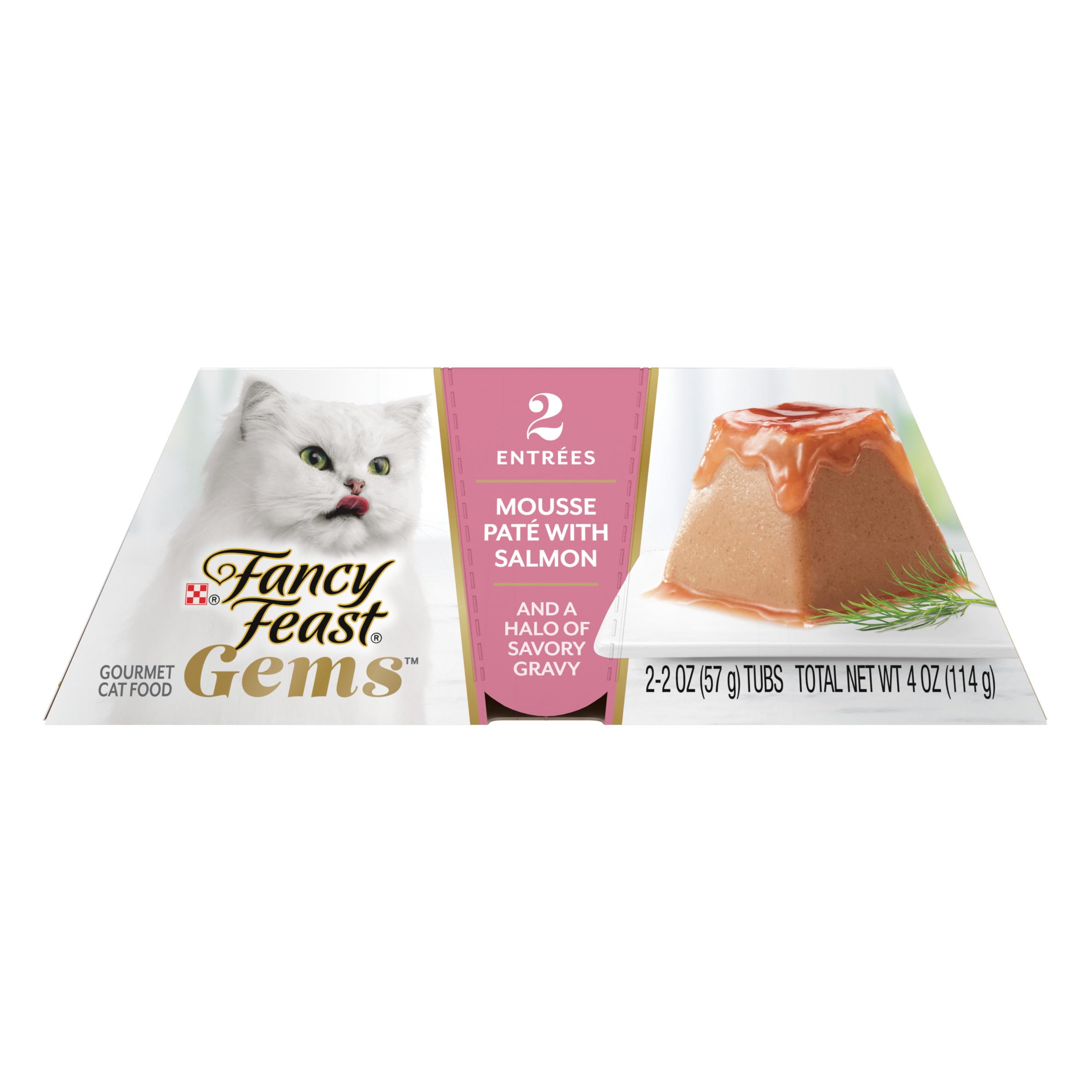 Atractivo para gatos exigentes gracias a la mousse suave y la salsa.