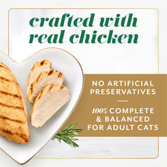Porciones individuales de Fancy Feast Gems, servicio práctico en cada empaque.