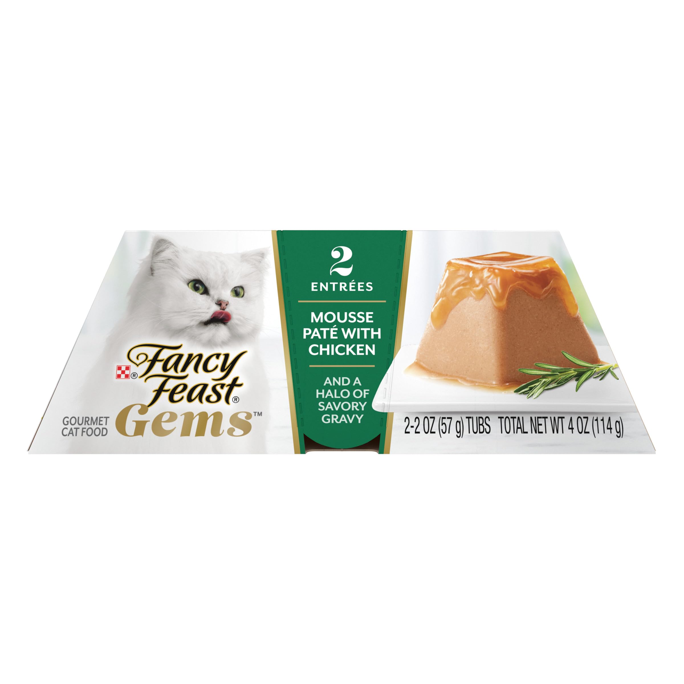 Sin conservantes artificiales en Fancy Feast Gems, opción más natural.