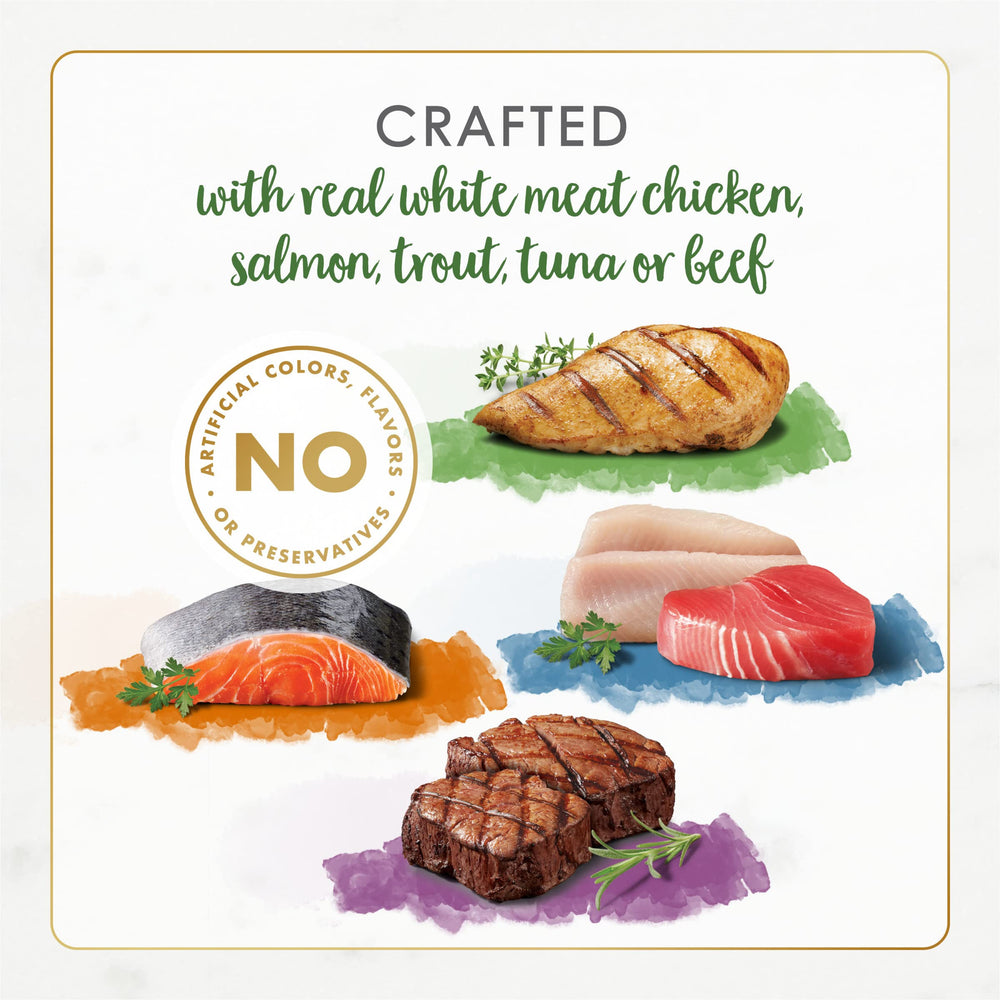 Pate de atún Fancy Feast Gourmet Naturals, sabor marino para paladares exigentes