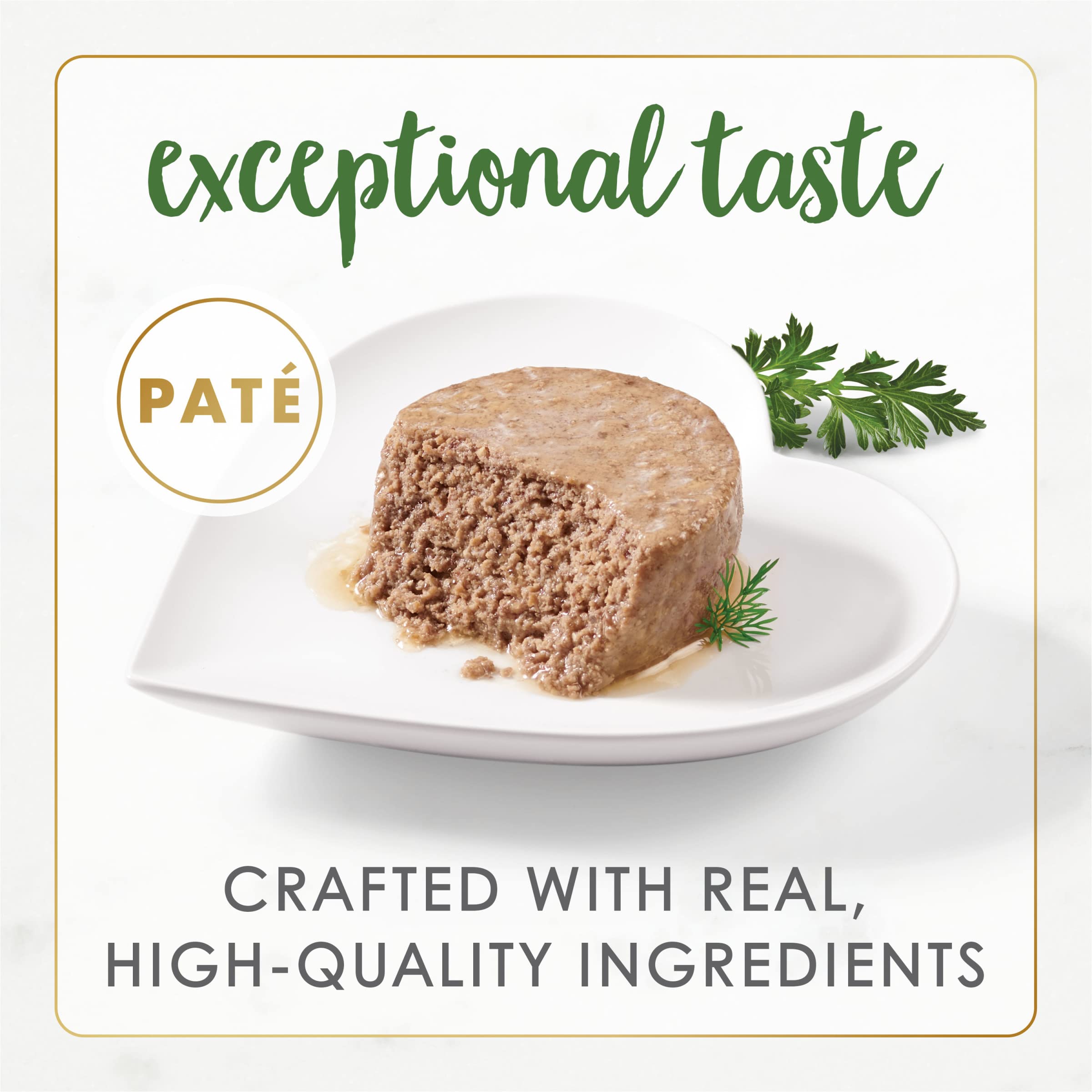 Pate de salmón Fancy Feast Gourmet Naturals, aroma apetecible para gatos curiosos