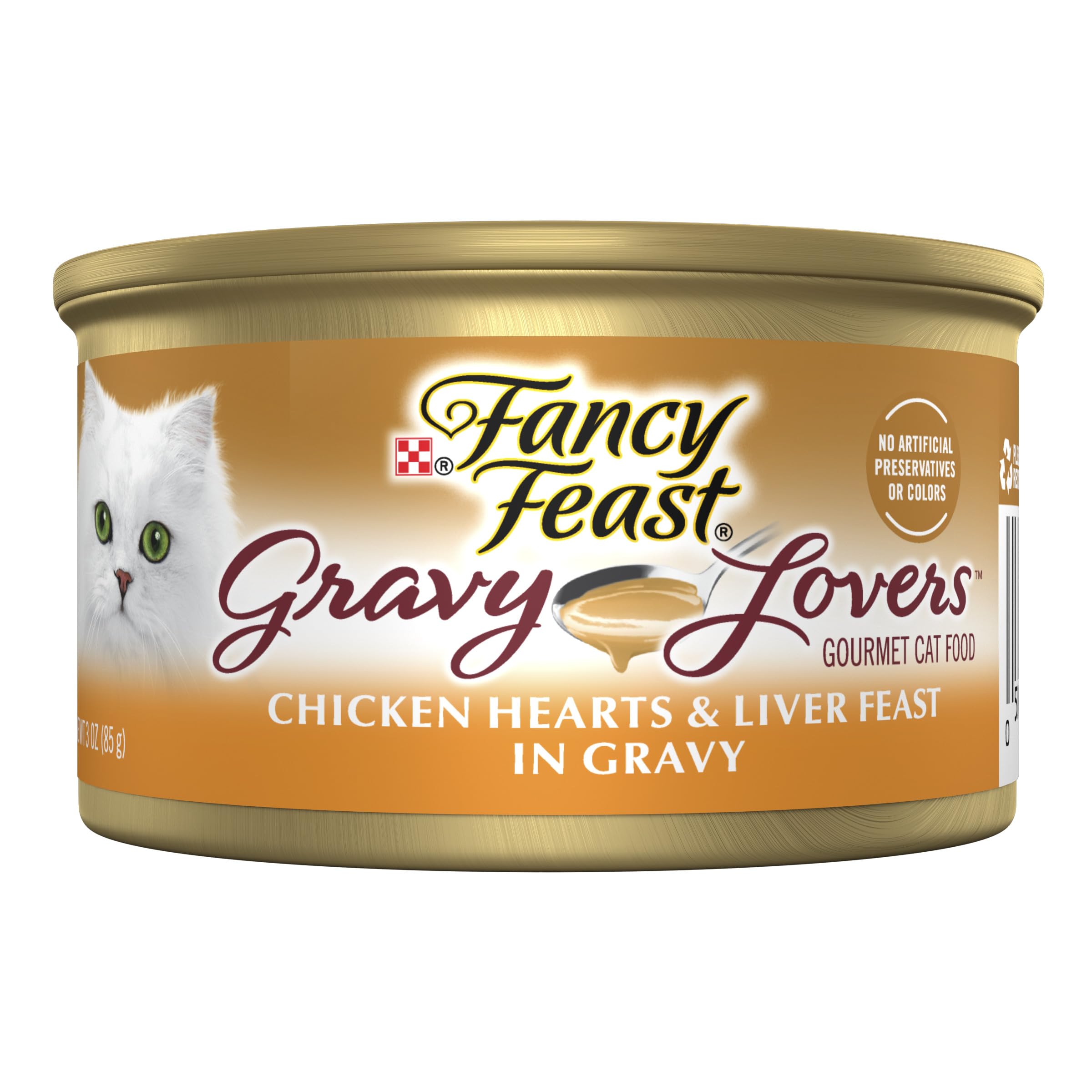 Fancy Feast Gravy Lovers, corazones de pollo en salsa, uso diario delicioso