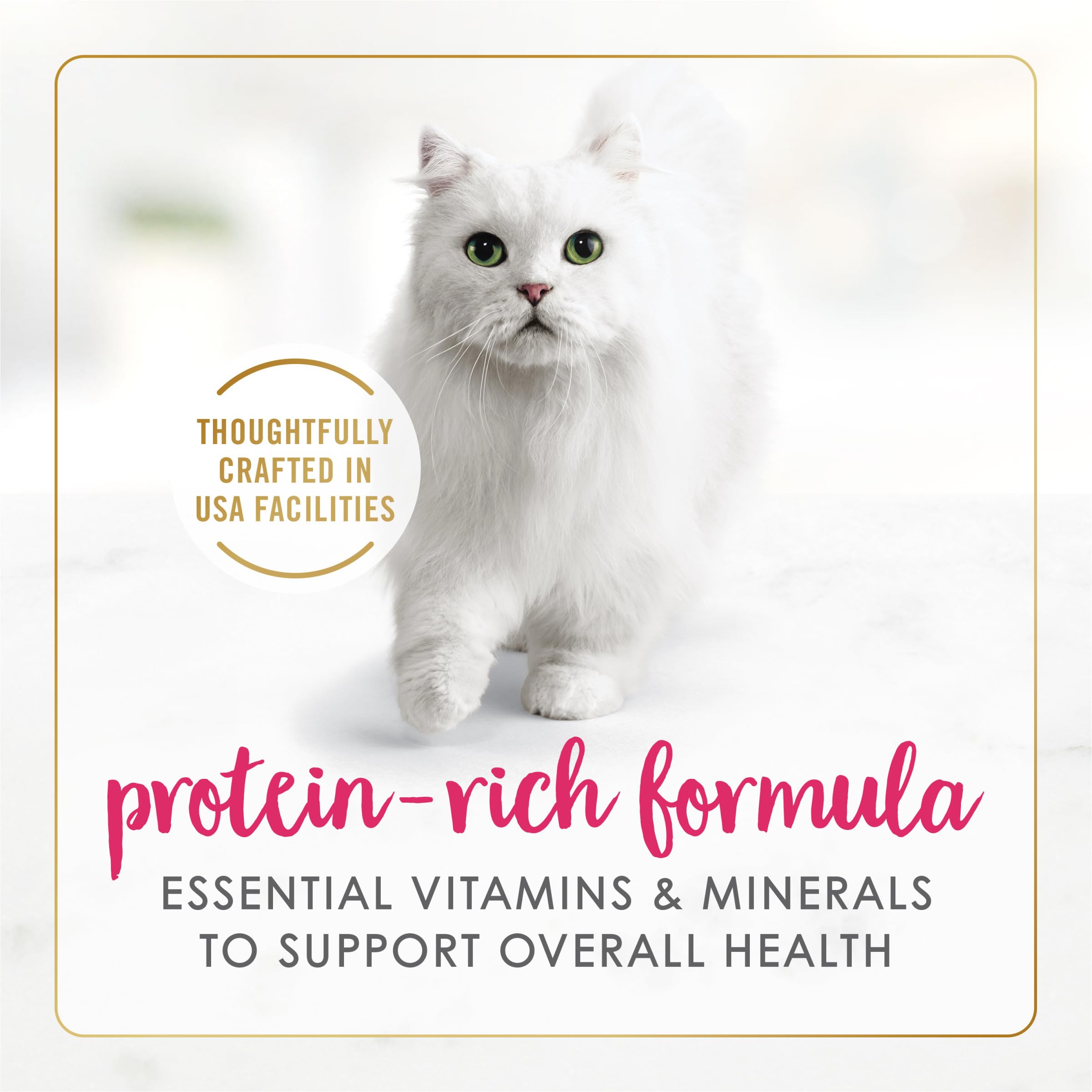 Purina Fancy Feast ingredientes de calidad alta para gatos.