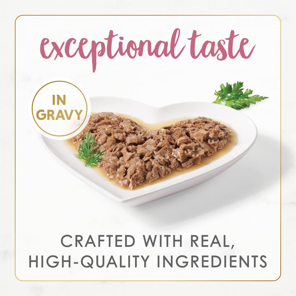 Fancy Feast ingredientes naturales sin colorantes, ideal para dieta diaria.