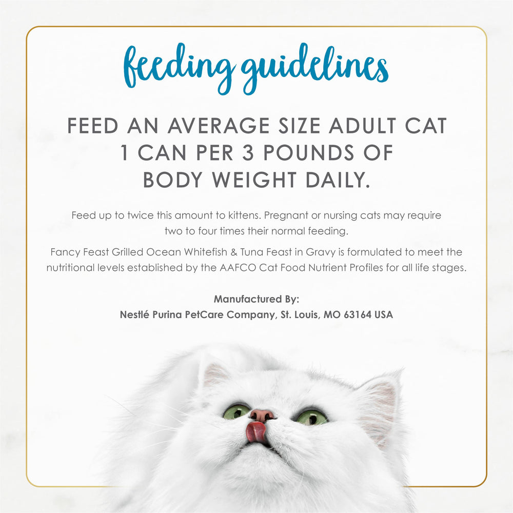 Ingredientes reales en Fancy Feast para sabor autentico.