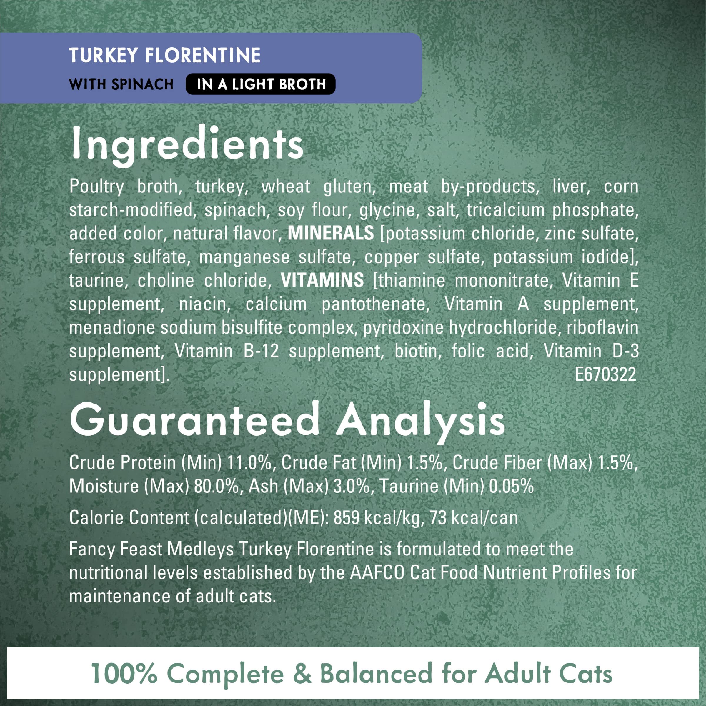Fancy Feast Medleys Florentine Servicio Diario: porciones equilibradas para alimentación habitual