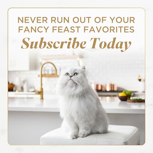 Fancy Feast Paquete de 24 latas, opción lista para alimentar.