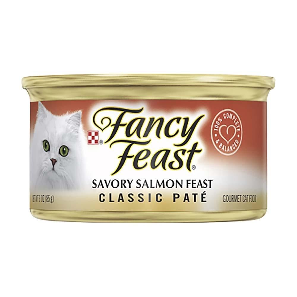 Comida de gato Fancy Feast Salmón, porciones convenientes en 3 oz