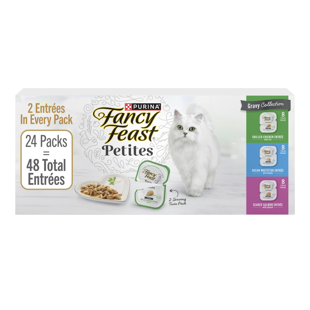 Fancy Feast Petites con salsa: paquetes divididos para comer sin desorden