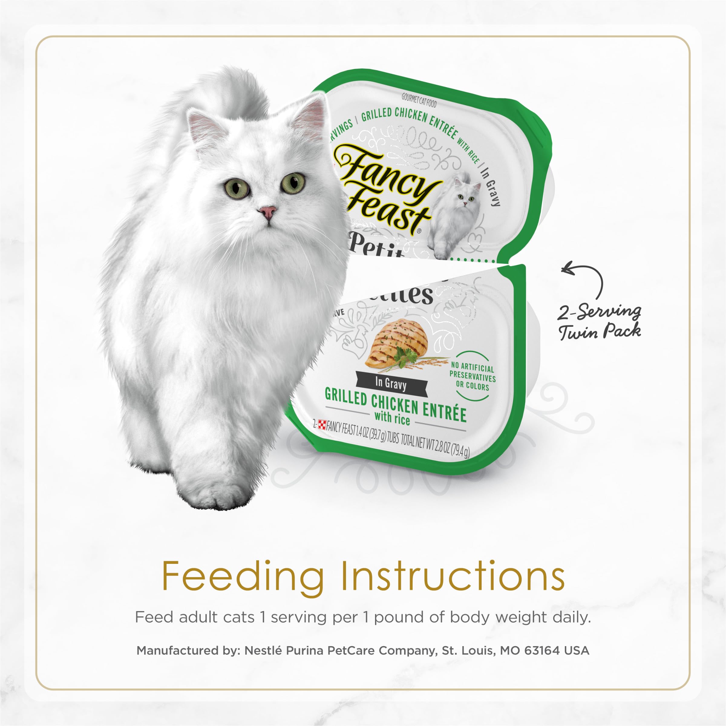Fancy Feast Petites sin preservantes ni colorantes artificiales