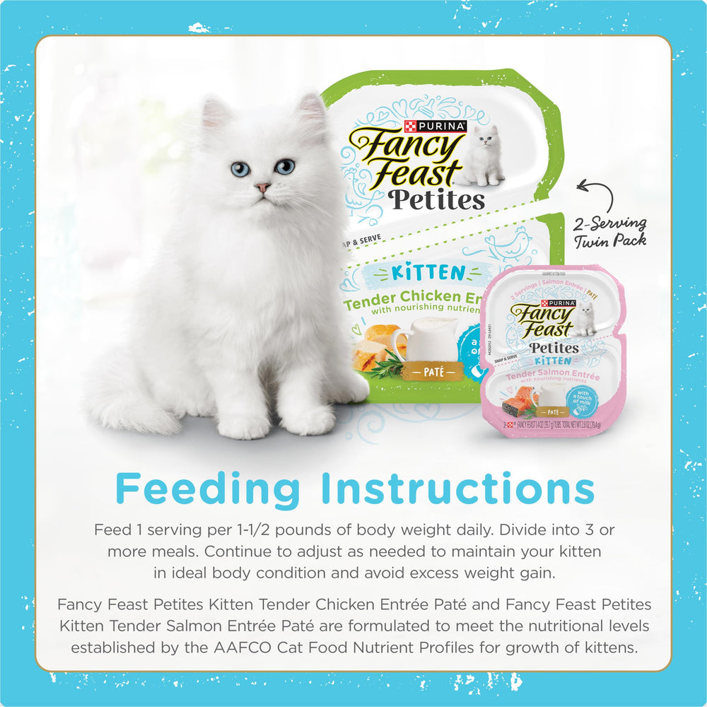 Fancy Feast Petites envase fácil de abrir, ideal para rutinas diarias de alimentación