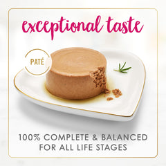 Fancy Feast Chicken Feast Clásico Pate, textura suave ideal para comidas diarias.