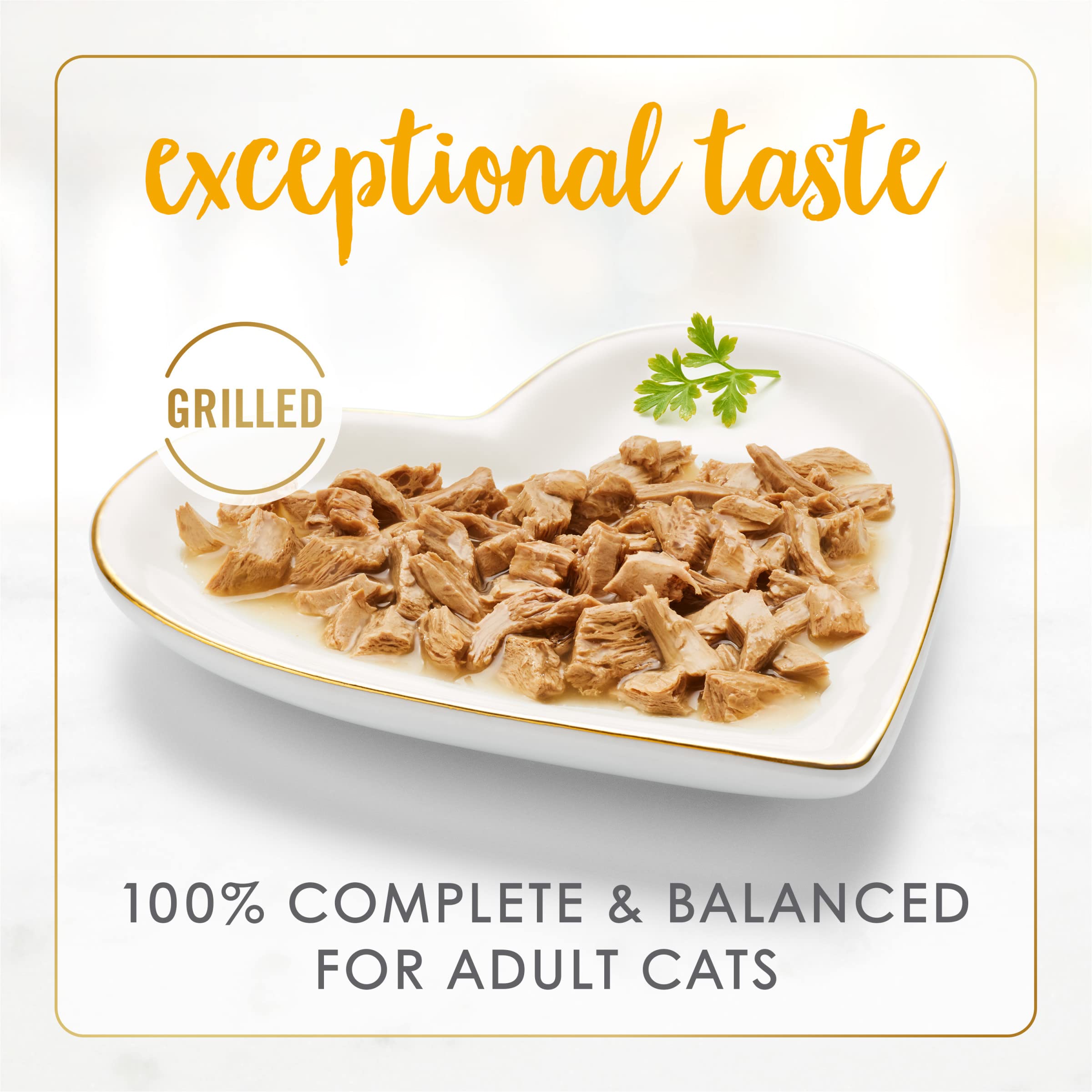 Fancy Feast pollo y res para gatos adultos en lata 3oz, nutrición completa.