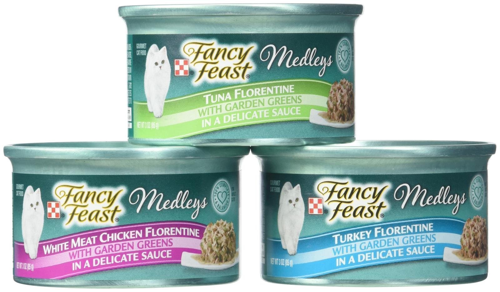 Fancy Feast Purina Medleys Florentine lata de atún, sabor gourmet para cada comida