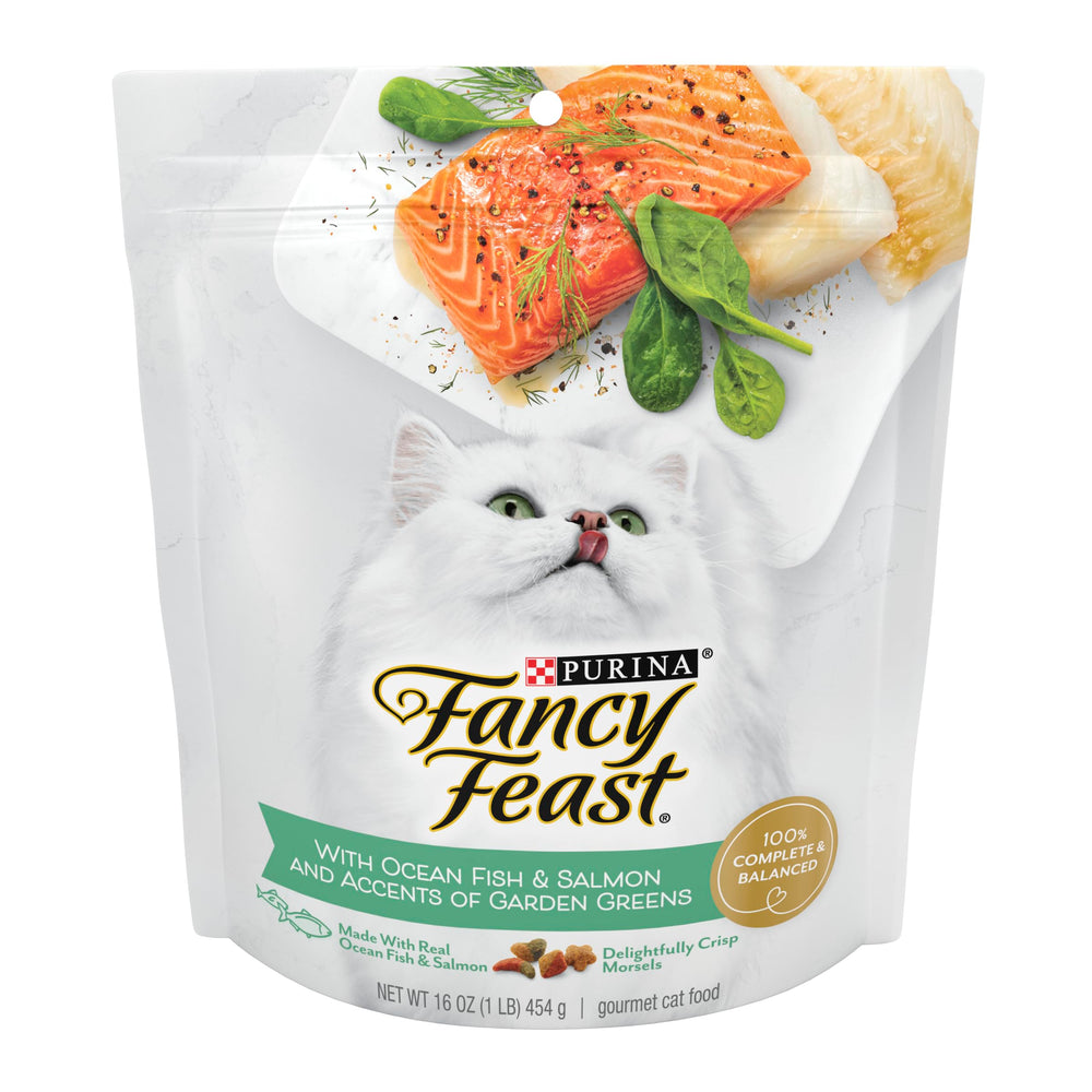 Fancy Feast Purina mordiscos crujientes para gato, textura que satisface el gusto gourmet