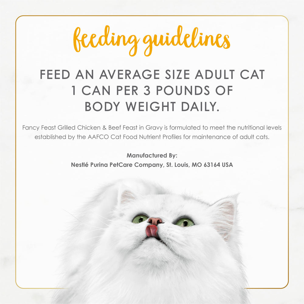 Fancy Feast receta grillada para gatos: experiencia culinaria en cada porción.