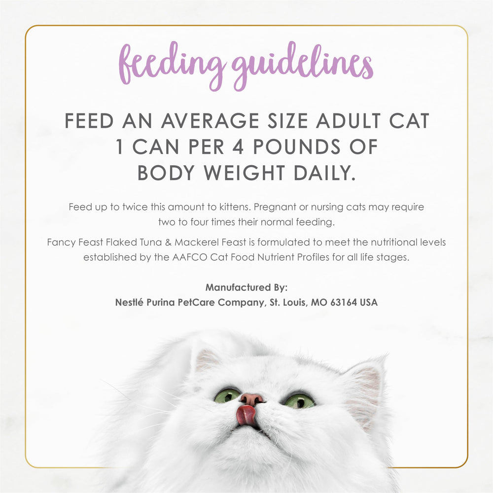 Sabor marino de Fancy Feast que estimula el interés del gato.