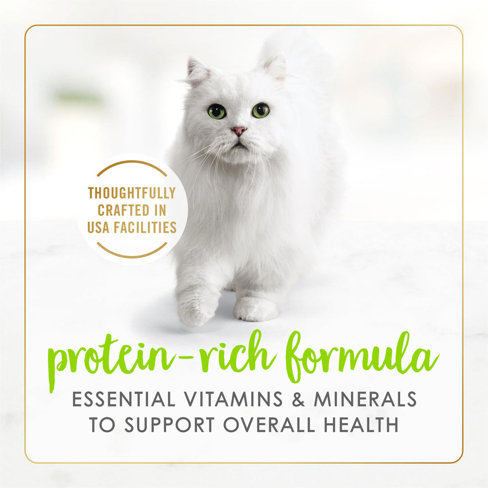 Purina Fancy Feast Salmón en paté, sabor real que gusta a muchos gatos.