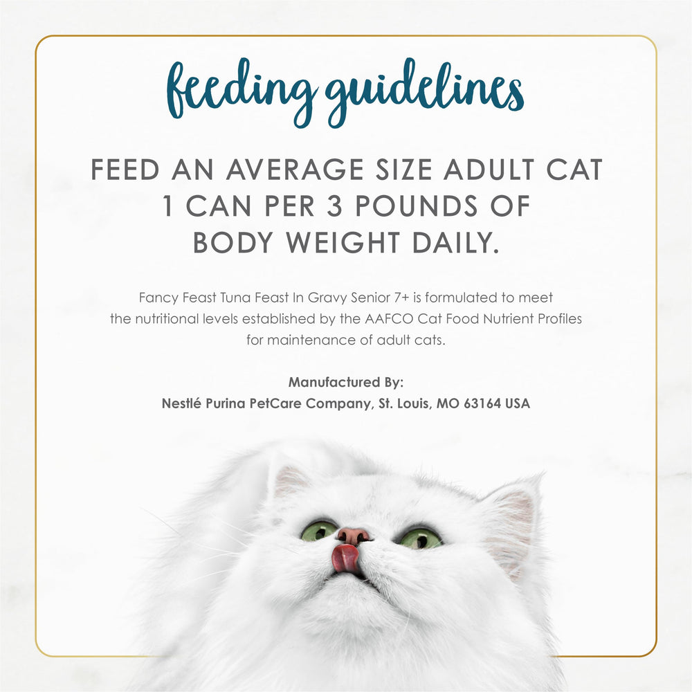 Fancy Feast Senior alimento húmedo hecho en Estados Unidos, control de calidad