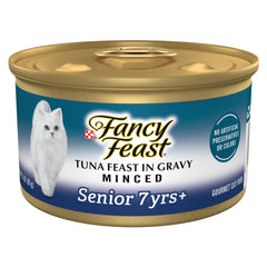 Fancy Feast Senior lata con atún en salsa 7+ para gatos adultos