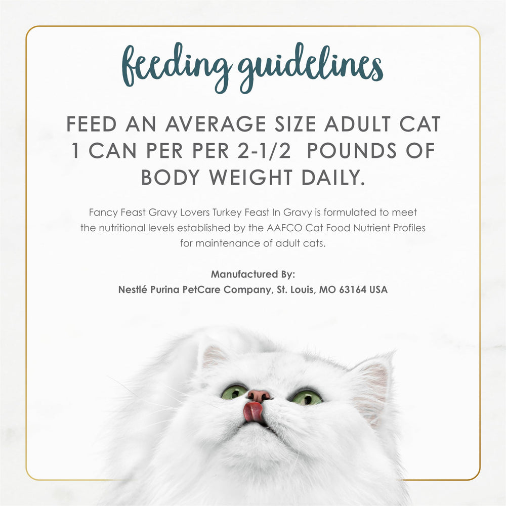 Lata Fancy Feast, servicio rápido y fácil para comidas diarias de gato.