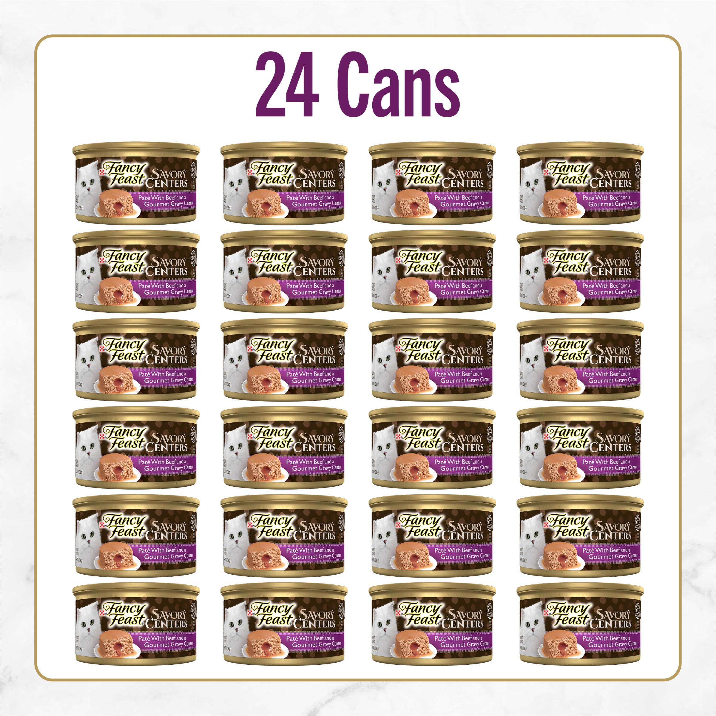 Fancy Feast textura doble en paté para felinos.