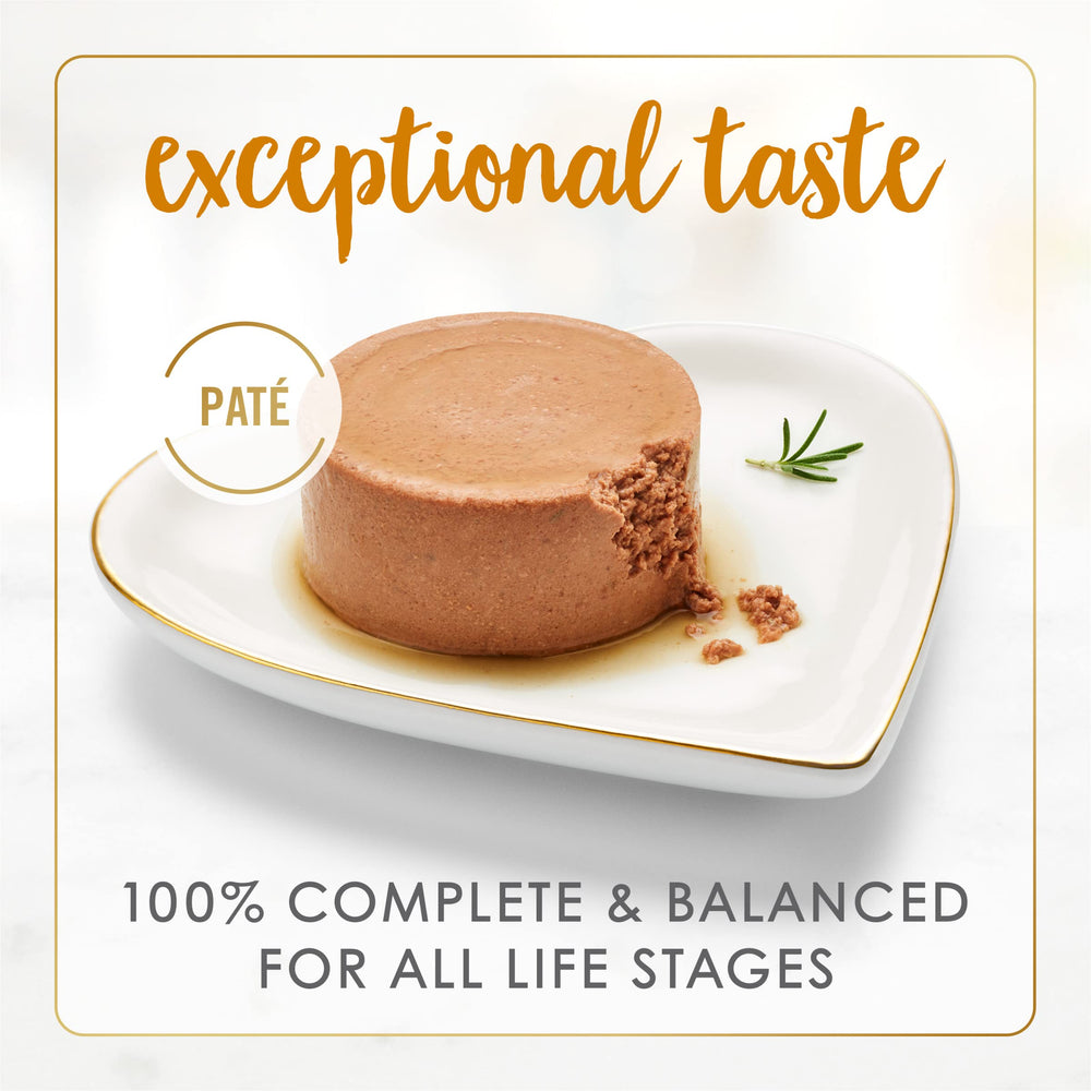 Textura suave del paté Fancy Feast para alimentación diaria