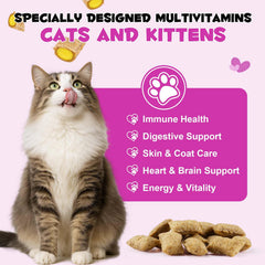 FANGCUN 15-en-1: beneficio digestivo para gatos indoor