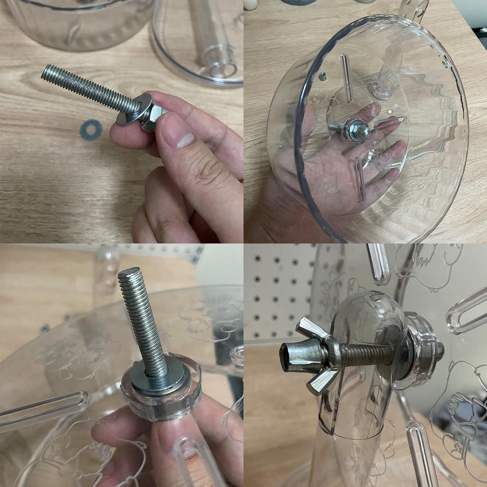 Rueda Fanlahmtasy sin vibraciones para hámster sirio, juego suave.
