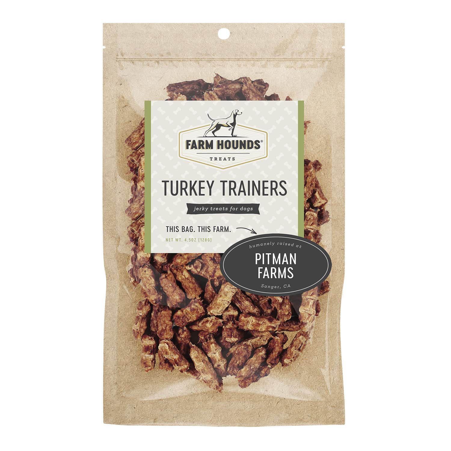 Farm Hounds Dinde Trainers - Emballage pratique pour récompenses d'entraînement.