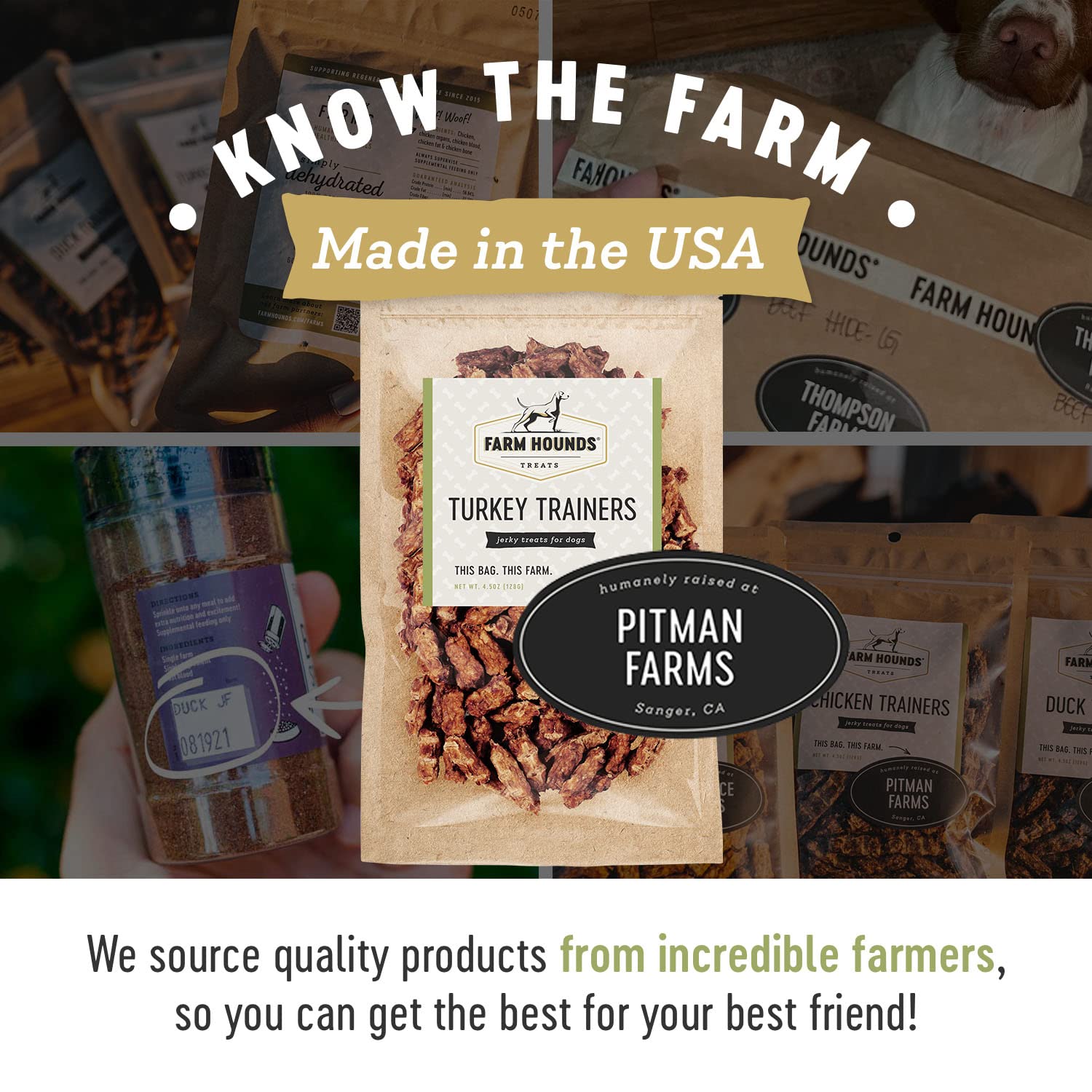 Farm Hounds Dinde Trainers - Ingrédients naturels pour une nutrition simple.
