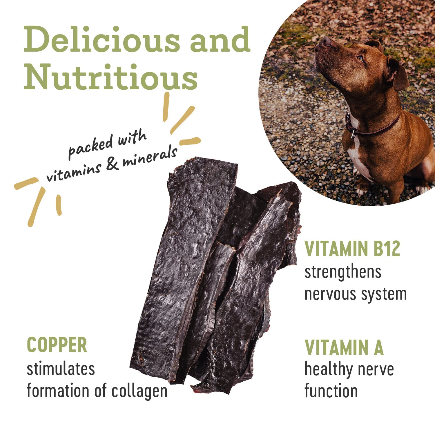 Farm Hounds Higado Res Snack natural y deshidratado para perros