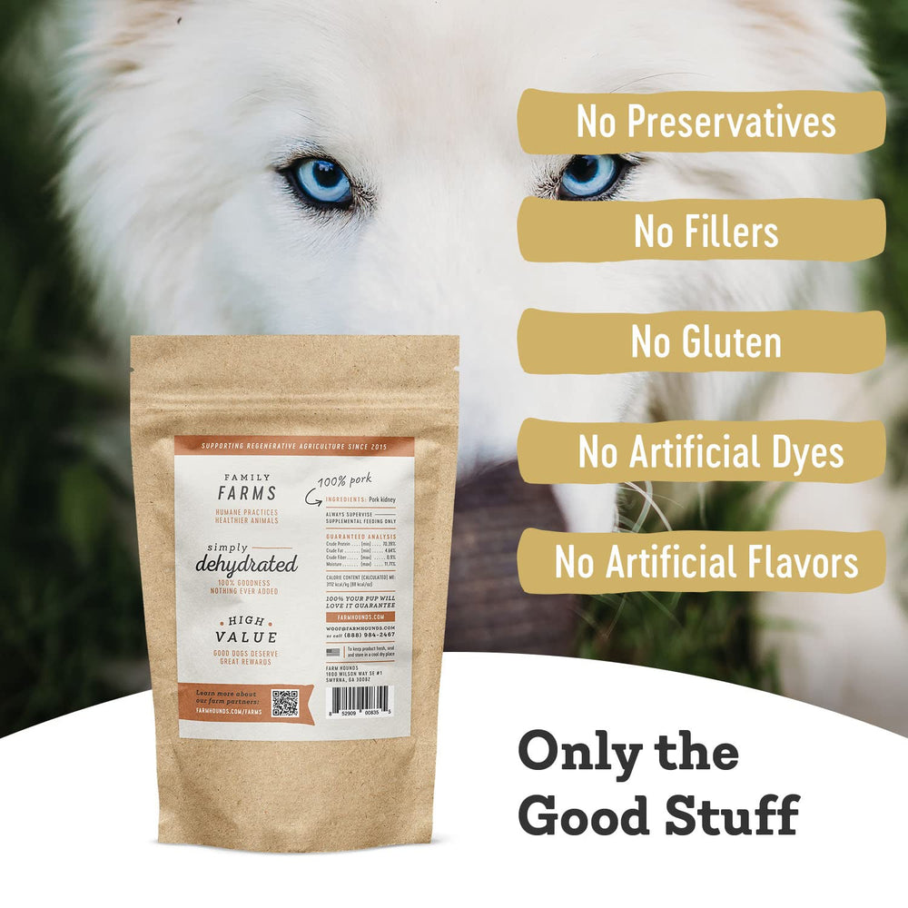 Farm Hounds merienda rinon-de-cerdo: recompensa ética para entrenamiento